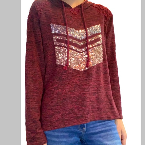Maroon hoodie - Picture 1 of 5